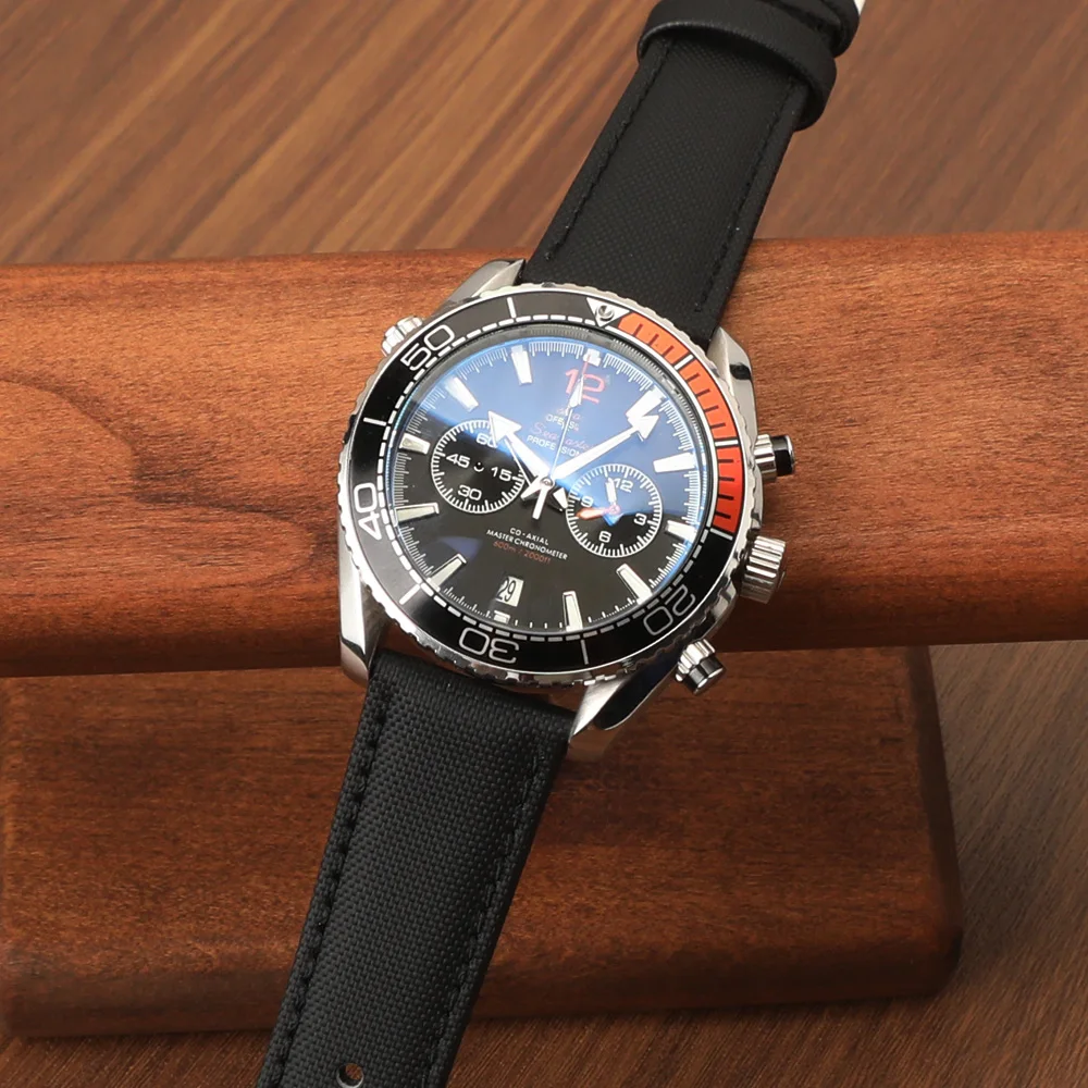 Correas de tela de vela de 18mm, 19mm, 20mm y 22mm para Omega Blancpain para relojes Seiko Divers, correa de nailon para reloj de liberación rápida para hombres