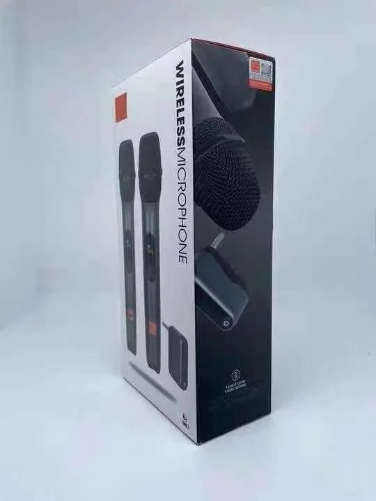 Système de microphone sans fil aste pour chant, micro karaoké, 2 canaux, UHF, J301, haute qualité