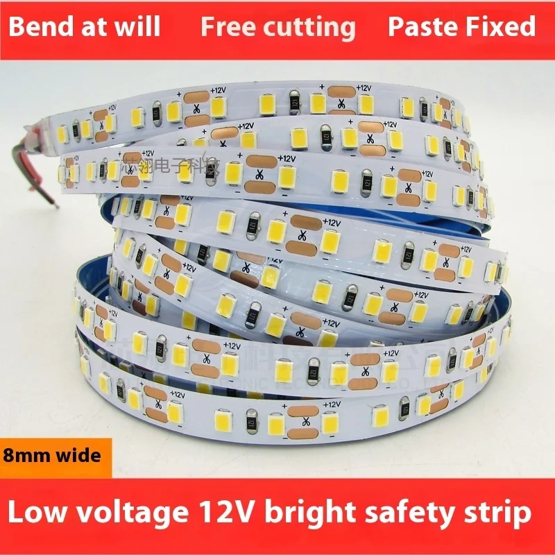 LED 12V constant voltage 2835 self-adhesive high-brightness ambient light for household use without transformer
