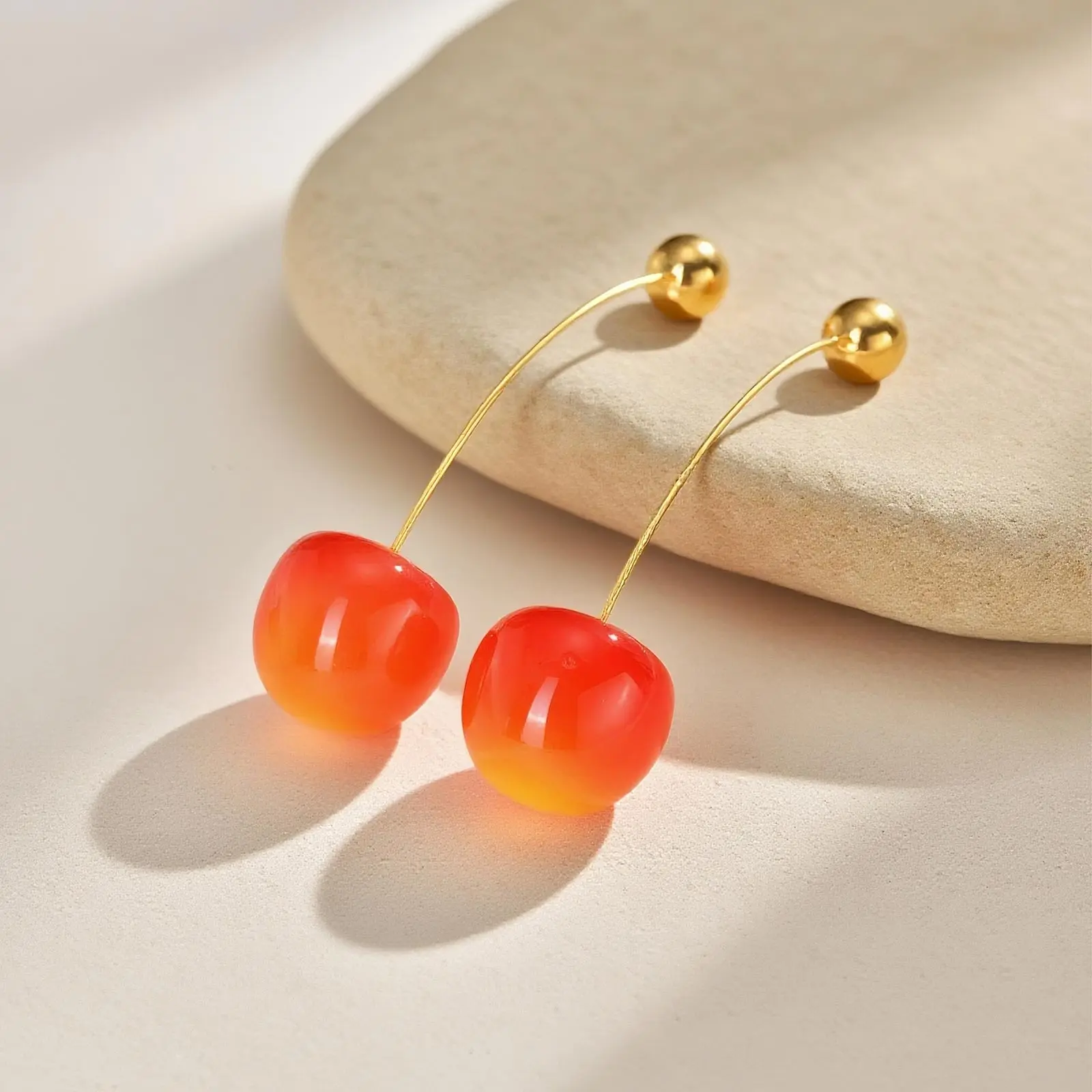 Cherry Dangle Earri…