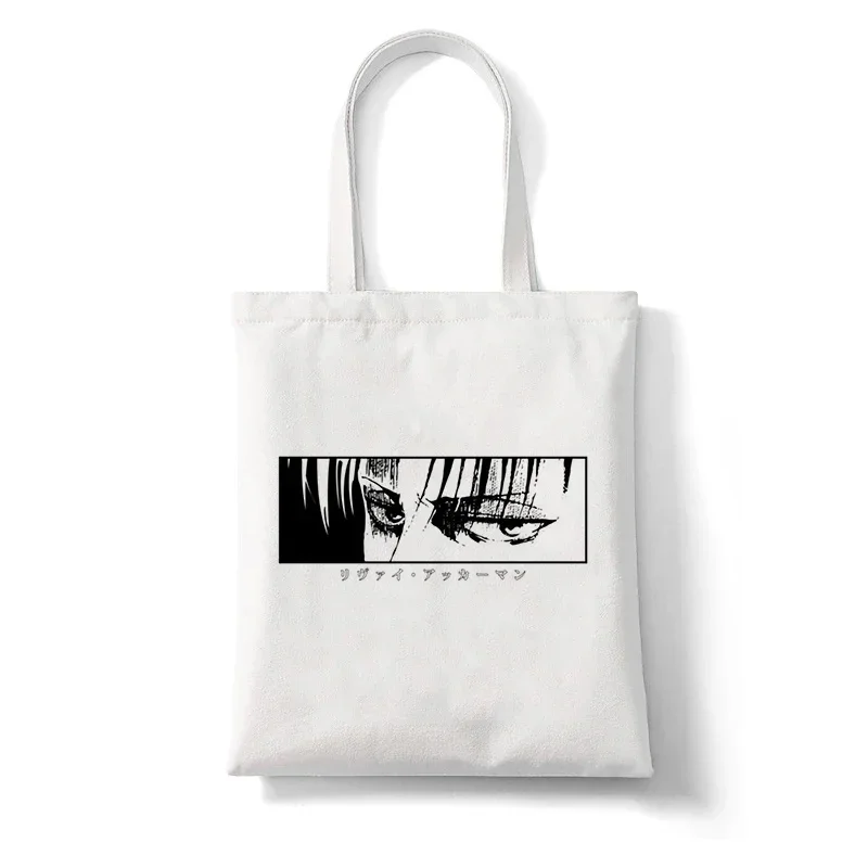 Women\'s Bag Cheap Casual Large Capacity Shoulder Bags Shopper Attack on Titan Canvas Fashion Harajuku Ulzzang Handbags