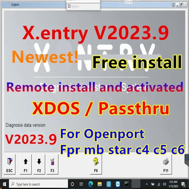 Newest Xentry DAS V2023.9 XDOS PASSTHRU Version for Ben.z Diagnostic  Software for MB Star C4 C5 C6 Openport 2.0 Remote Install - AliExpress