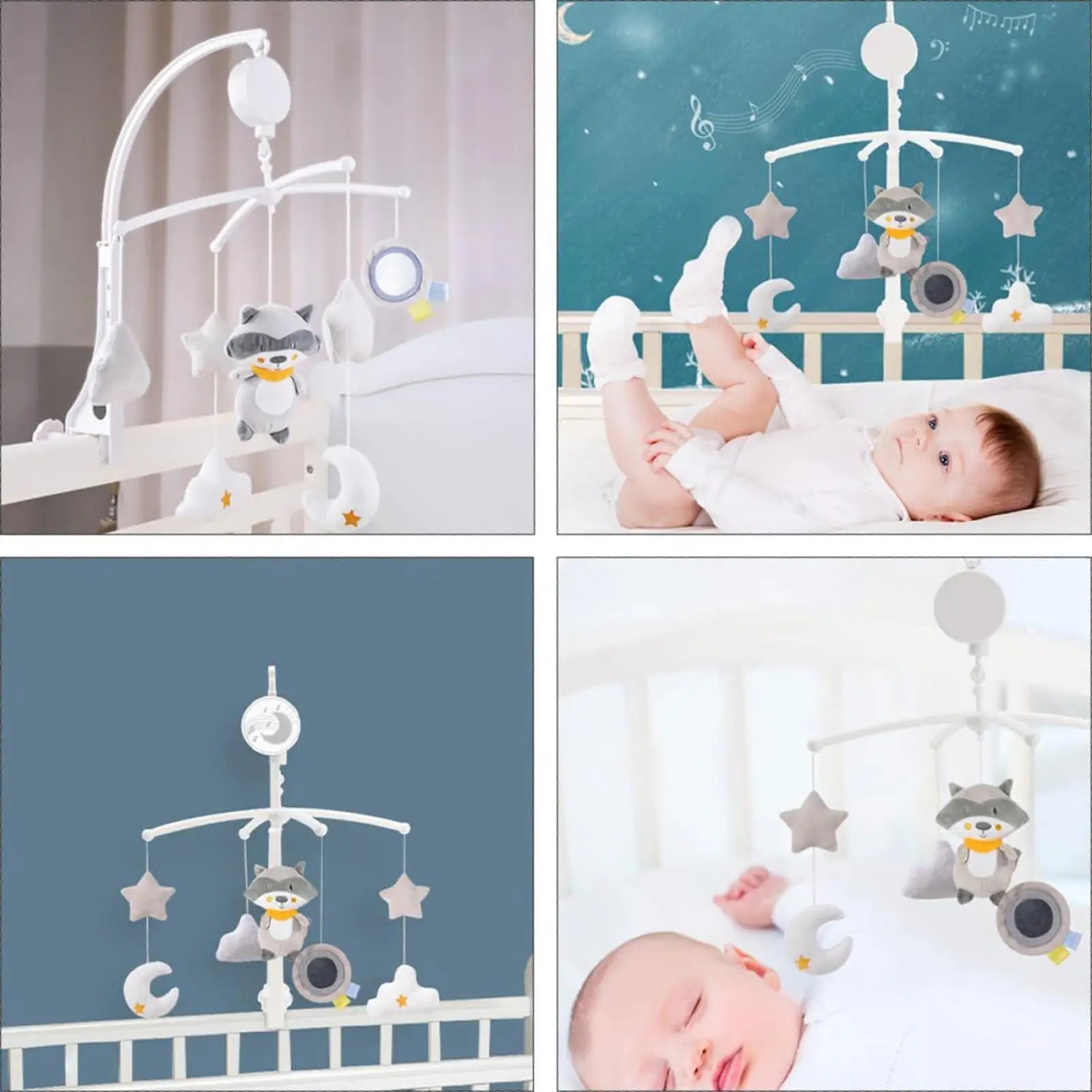 Berço do bebê celulares chocalhos música calmante brinquedos educativos cama sino carrossel para berços brinquedos infantis do bebê 0-12 meses recém-nascidos presentes