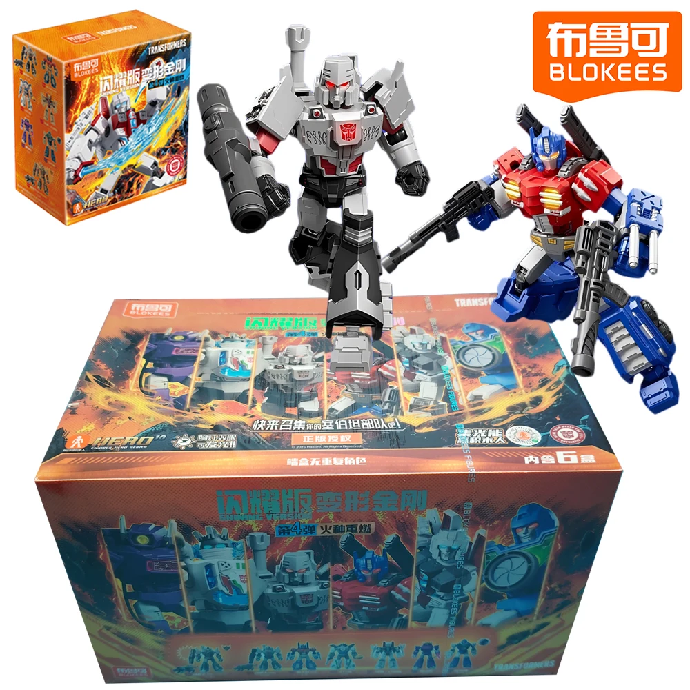 

Новые оригинальные игрушки BLOKEES Transformers Shining Version Blind Box Spark Reignited — высококачественные коллекционные фигурки, украшения и подарки