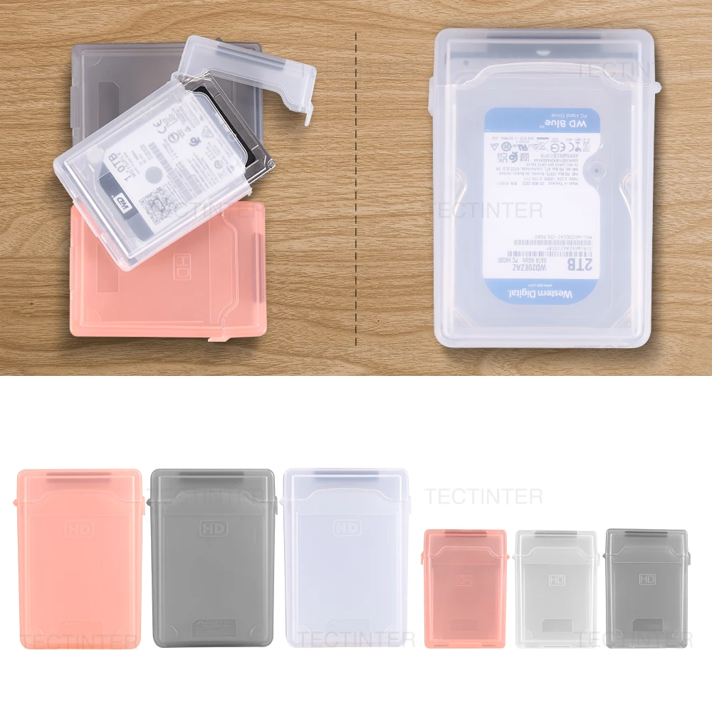 Aliexpress 2.5/3.5 Inch Storage Box for SATA External HDD SSD Shockproof Hard Drive Plastic Protective Case Shell Bag Game Accessories - Aliexpress Deal