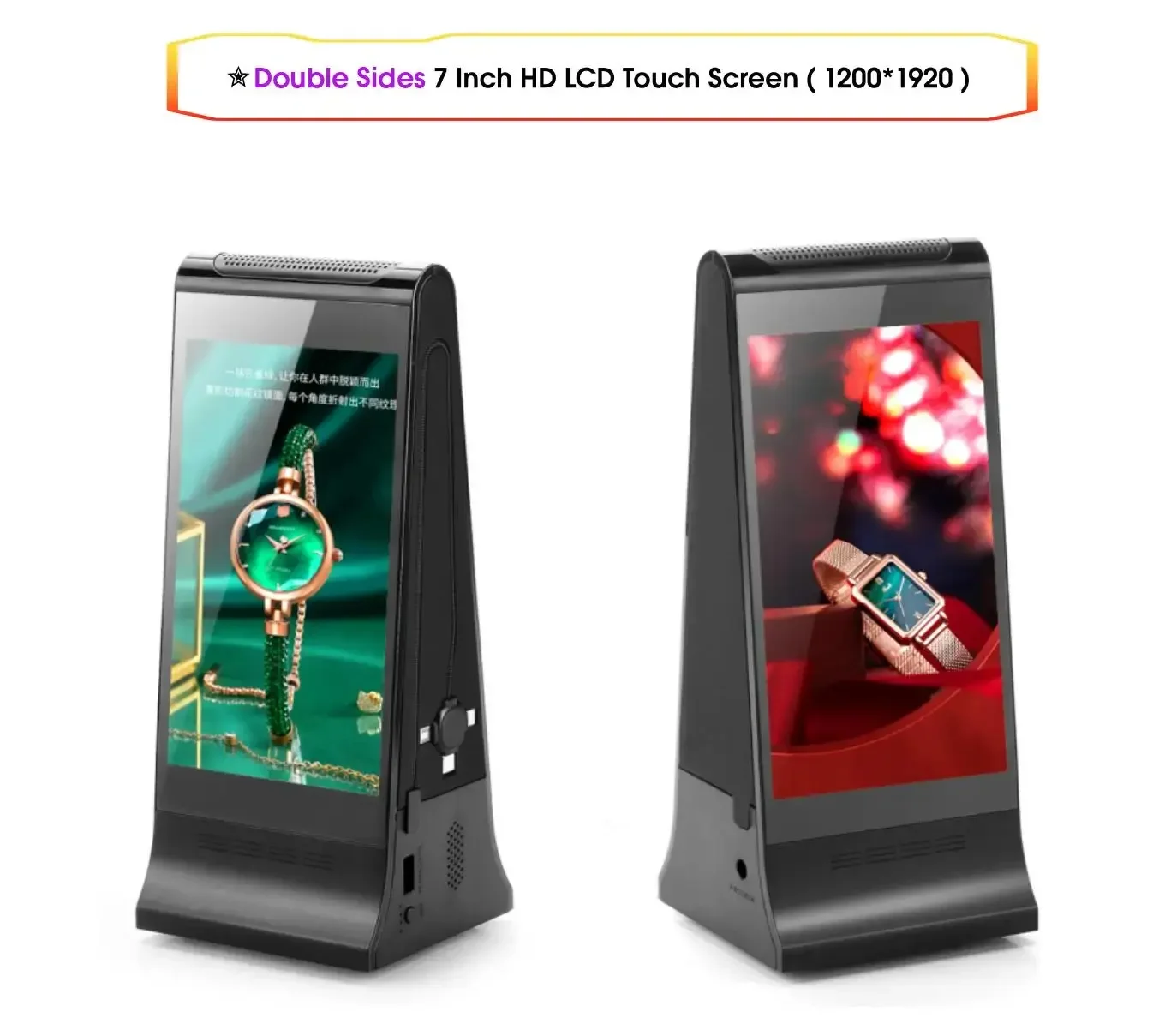 2025 FYD-868 Innovative Remote Control CMS    Top Menu Board Order   t Desktop Digital Signage Kiosk Advertising Display