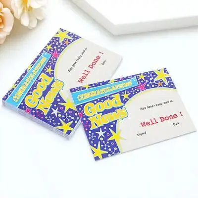 

200 Sheets A6 Lovely Cartoon Award Certificates for Certificate of Achievement School Supplies Colorful Printing Students