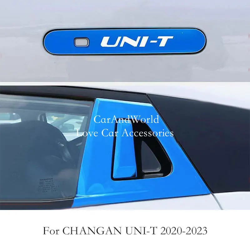 

Stainless Steel External Door Handle Frame Body Bowl Cover Trims Car Moulding Accessories For Changan UNIT UNI-T 2020-2025