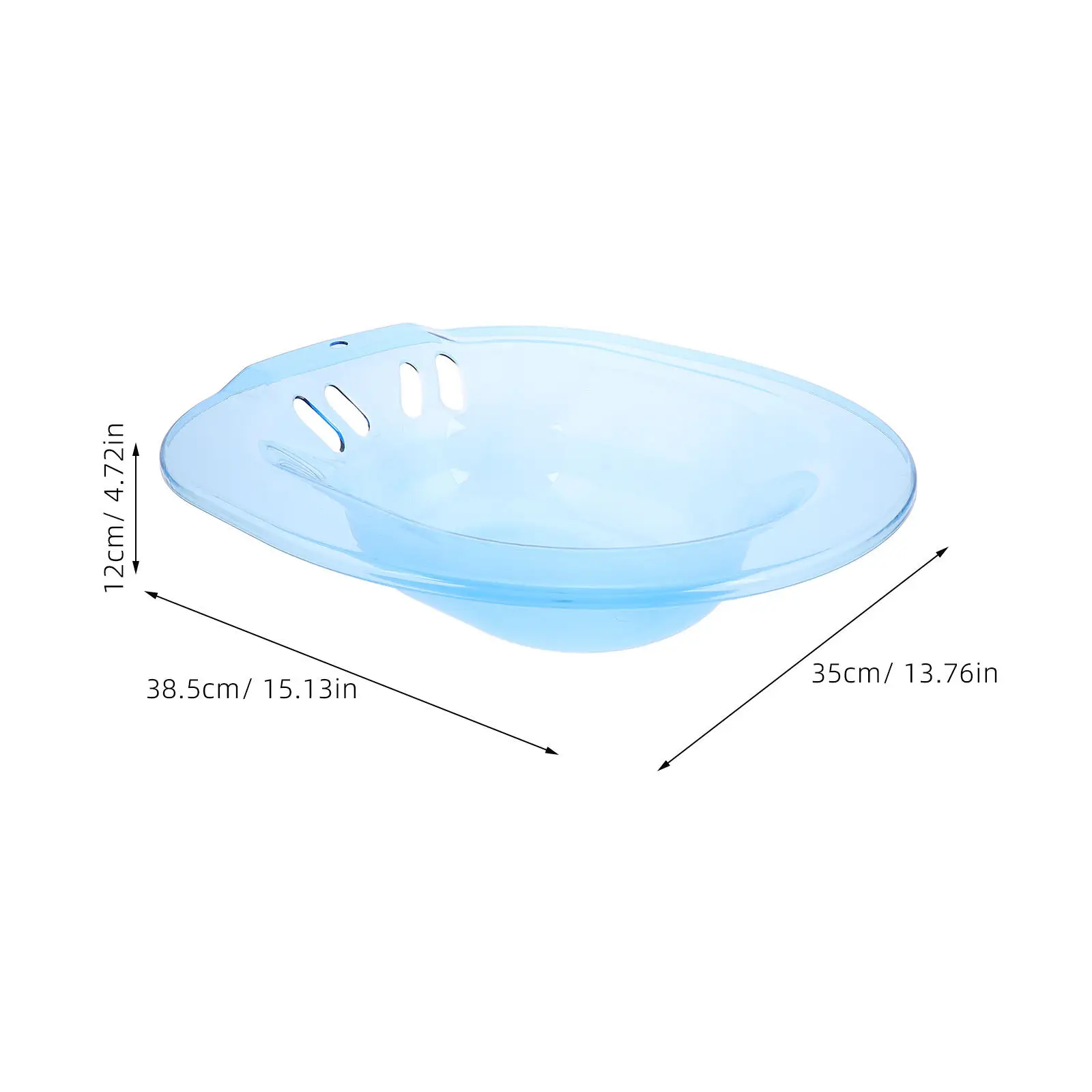 Sitz Bath Basin Blue Postpartum Care Hip Bath Bowl Salt Soak Pan Wash Basin Cleaner Hemorrhoid Toilet Seat Soaking