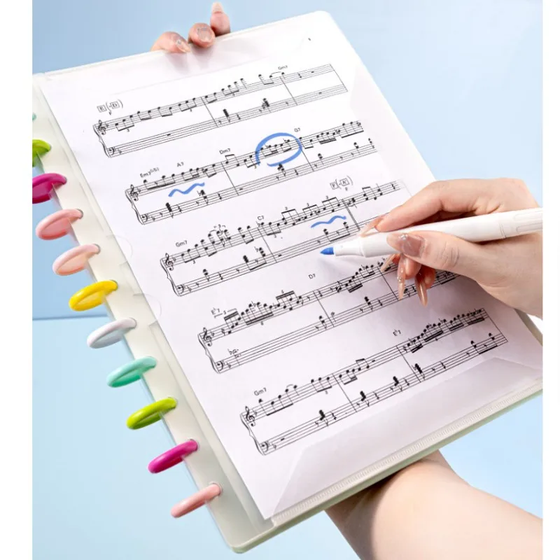 

30 Pages Multi-layer Music Folder File Plastic Budget Binder Filing Products Documents Bag A4 Piano Book Desk Organizer