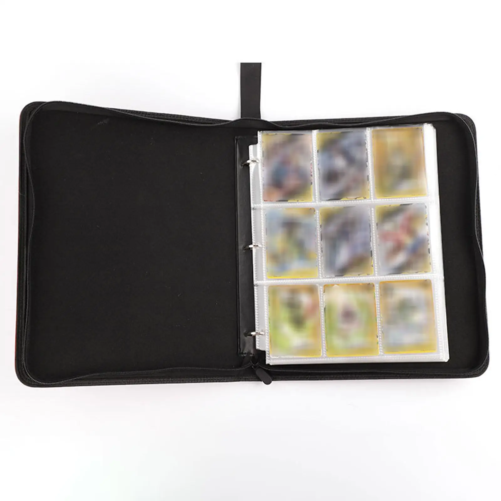 9 Pockets Trading Card Carrying Binder Card Collection Binder Sturdy Card Holder