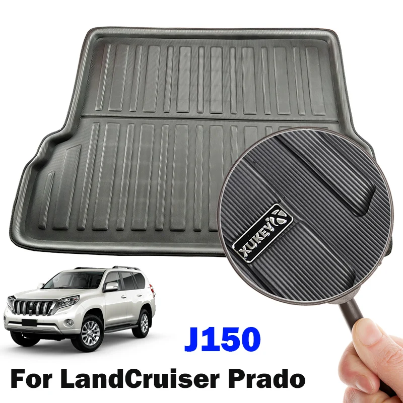 Boot Mat Rear Trunk Fit For Toyota Land Cruiser Prado 7 Seater 2010-2019 Liner Cargo Tray Floor Carpet 2011 2012 2013 2014 15 16