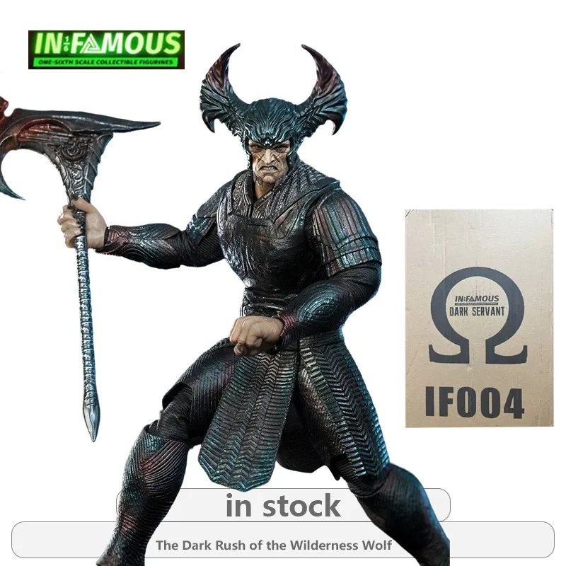 

IN-FAMOUS Original 1 \ 6 Action Figure Series The Dark Rush of The Wilderness Wolf Anime Action Figure Model Toys Movable Model
