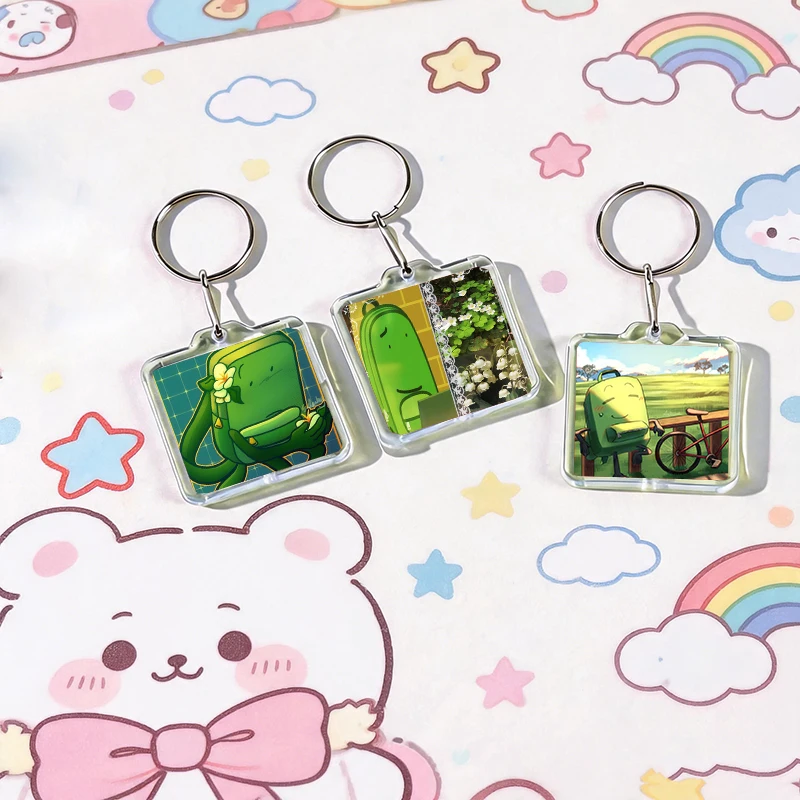 Kawaii Liam Plecak Anime Acrylic Keychain Handmade Hanging Ornaments Clothes Backpack Decoration Accessories Gifts with Friends