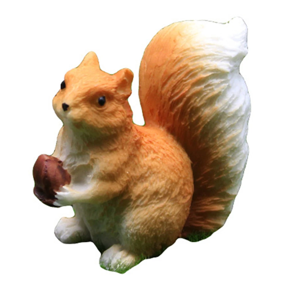 Squirrel Ornament Ornament Or As A Desktop Decoration Terrariums Bonsai Gardens Home Decor Decoration Accessory