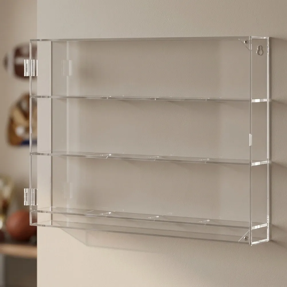 Clear For Acrylic Hockey Puck Display Case For Wall Mounting Or Standing Display Holds 9 Or 8 For Souvenir Game Pucks Safe