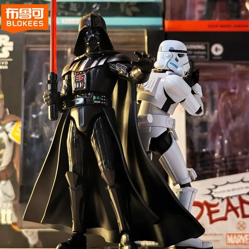

Original Blokees Star Wars Action Figure Darth Vader Toy Imperial Stormtrooper Assembly Model Kit Champion Version toys Gifts