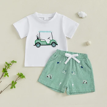 Golf Cart Boys Shorts Set 1