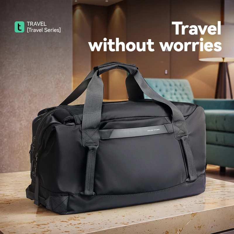 MARK RYDEN 3-in-1 Travel Duffle Bag Convertible Backpack with Trolley Sleeve and 30L Large Capacity