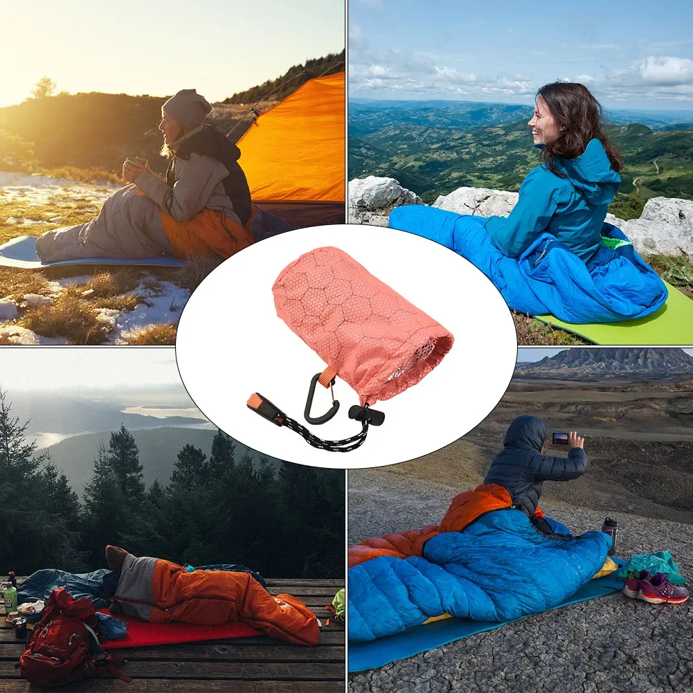 Portátil à prova dwaterproof água sobrevivência de emergência saco de armazenamento de dormir caminhadas saco de acampamento engrenagem térmica kit resgate bivy aid cobertor mylar