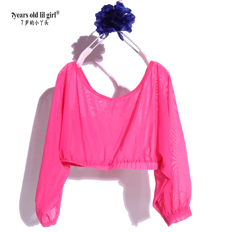 

Transparent Thin Belly Dance Bat Sleeve Top BF47