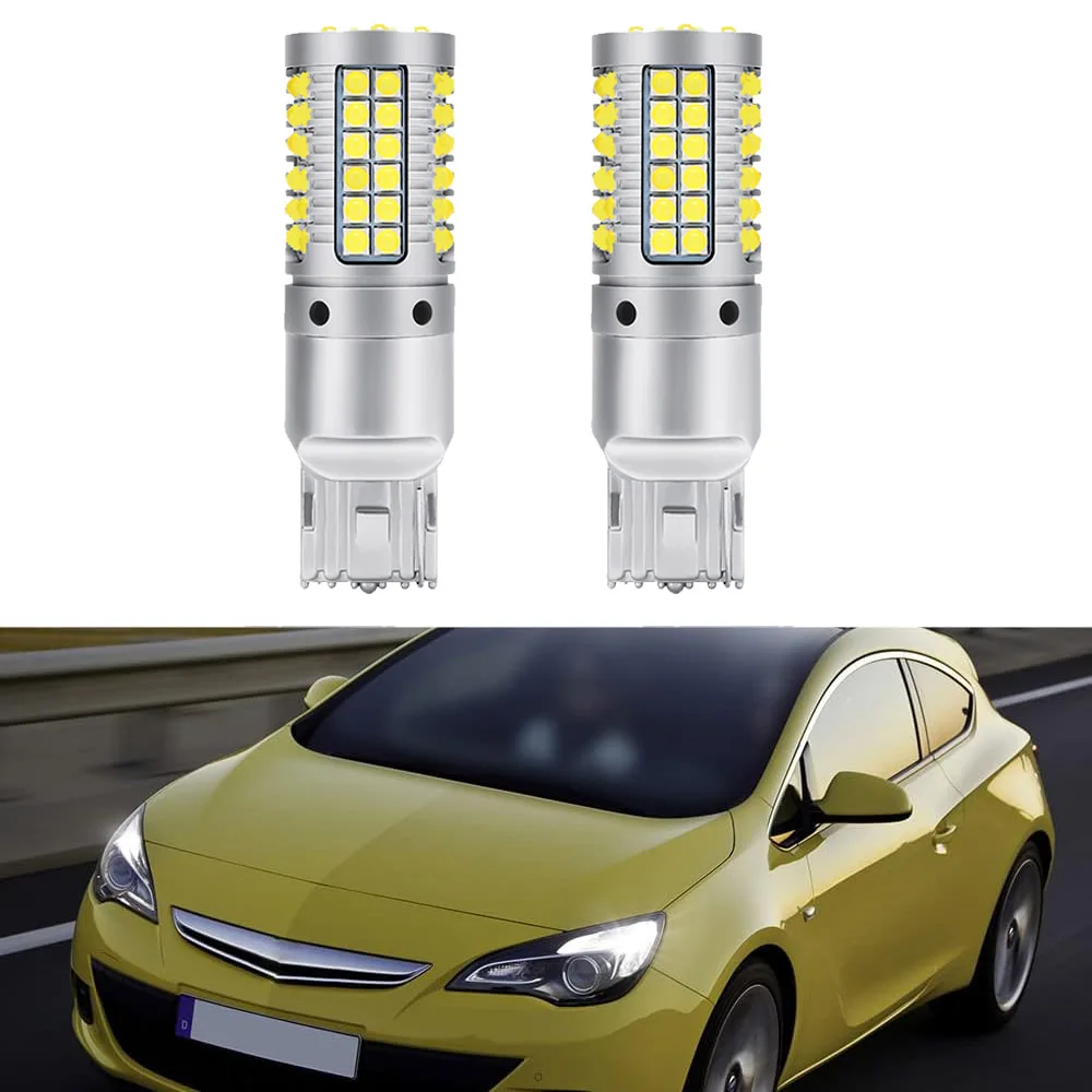 

2Pc LED Bulb T20 7443 W21/5W LED DRL For Opel Vauxhall Astra J 2009-2018 LED Daytime Running Light Canbus 6000K