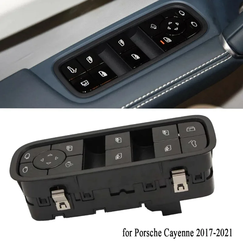 971959858H For Porsche Cayenne E-Hybrid 2019 2020 2021 Left Power Master Window Switch Control Lifter Regulator Button