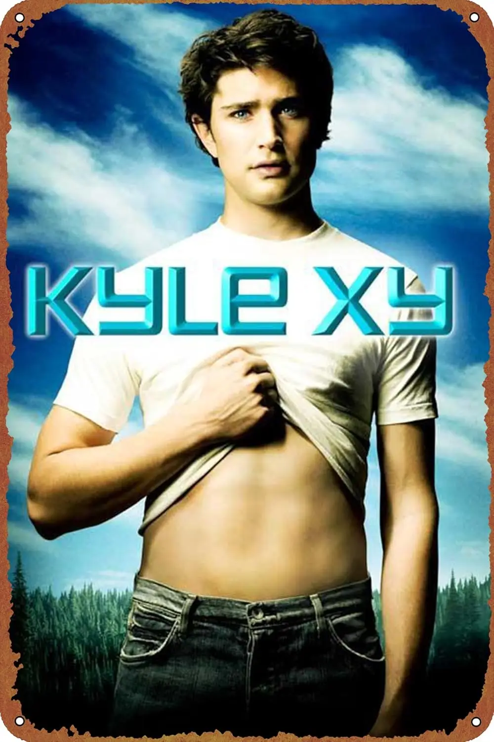 Kyle XY Poster Metal Signs Vintage Bar Bathroom Kitchen Man Cave Garden Club Gift 12x8inch