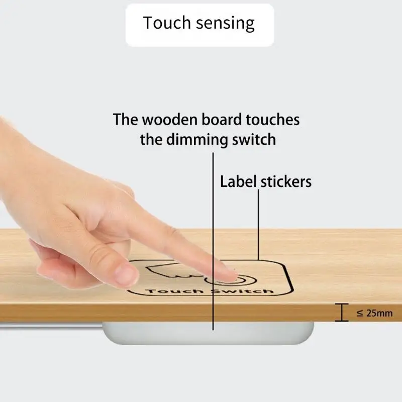 

R9UF Wooden Furniture Touch Sensors Switches Cabinet Light Dimming Controller