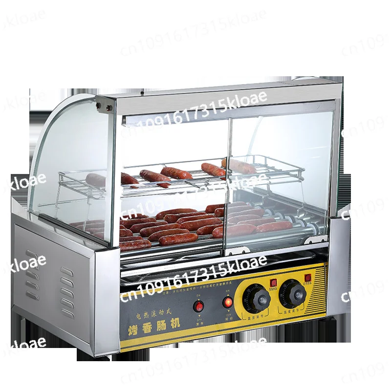 Commercial small hot dog machine automatic sausage grilling machine