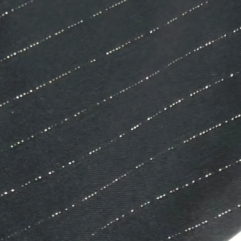 Metallic Stripes Quality Single Breasted Designer Suit 2 Piece Wedding Party Suit Groom Banquet Men Slim Costume Homme Mariage