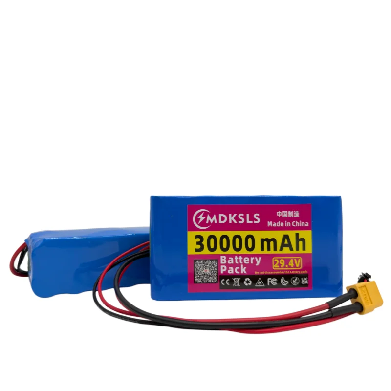 7S2P 18650 Battery Pack 24V 6.6Ah
