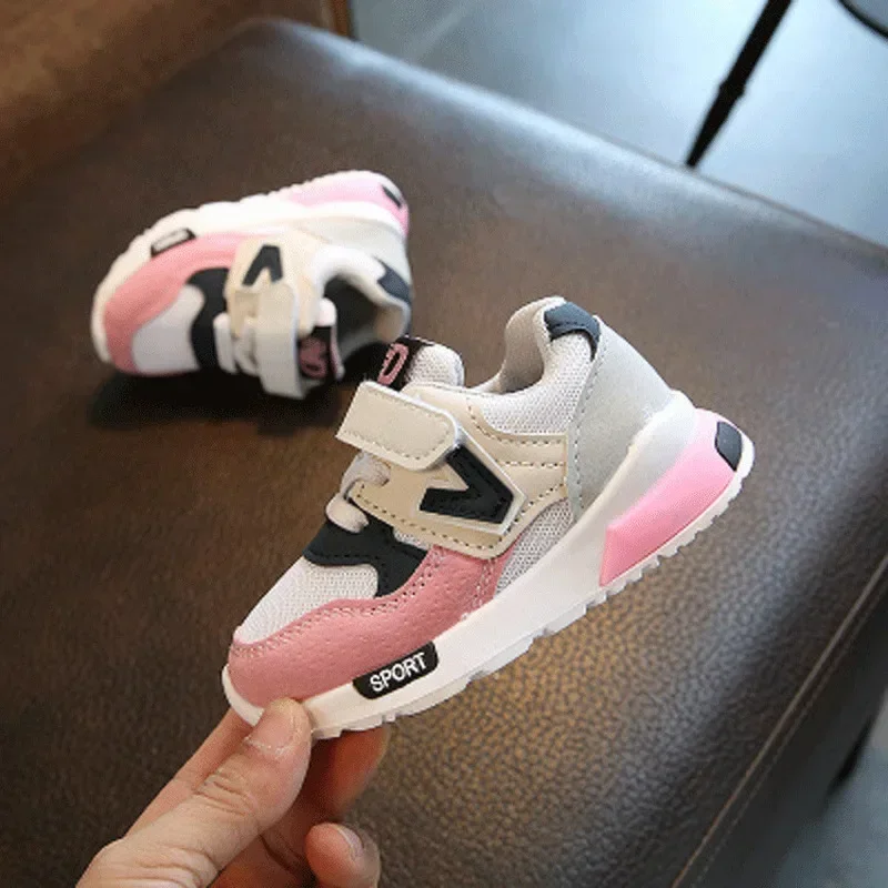 Children Sport Shoes Autumn Winter 2019 Fashion Breathable Kids Boys Shoe Girls Anti-Slippery Sneakers Baby Toddler Casual Shoes