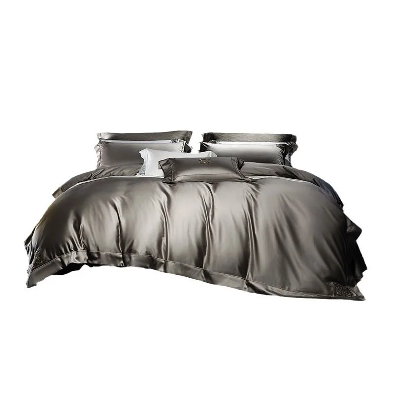 

7-Star Hotel Inspired Bedding Set Pure Cotton Embroidered Quilt Cover