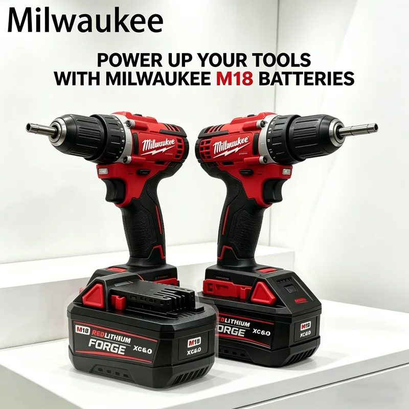 

100% оригинальный литий-ионный аккумулятор Milwaukee M18 18В 8000мАч 18650, замена для аккумуляторов Milwaukee 48-11-1860, 48-11-1850, 48-11-1861.