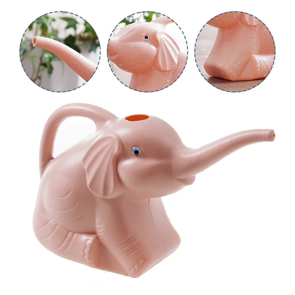 Baby Elephant Sprinkling Water Watering Can Adorable Pot Toy Kettle Jug Pp Shaped Child Spray Bottles