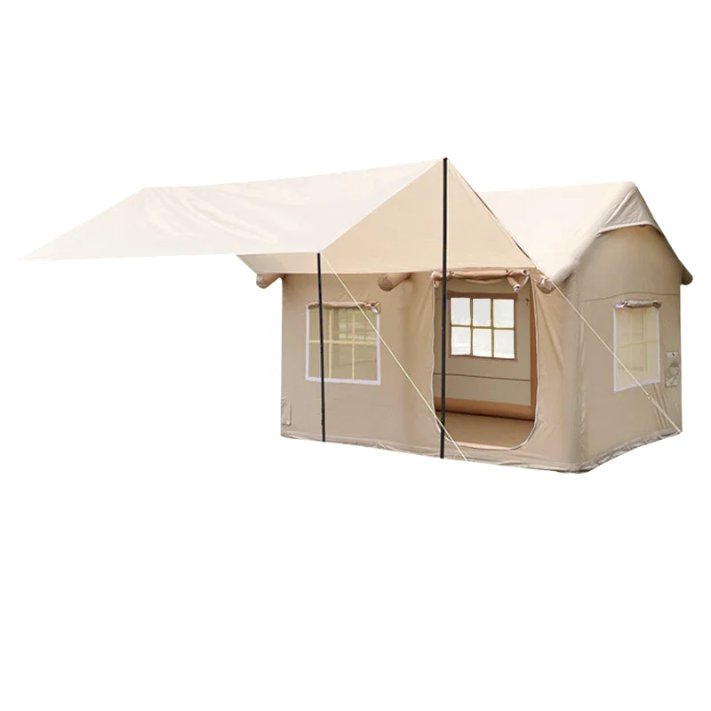 

Custom Inflatable Camping Tent Travel Large Automatic House Tent Waterproof Outdoor 10 Person Tent With Living Room