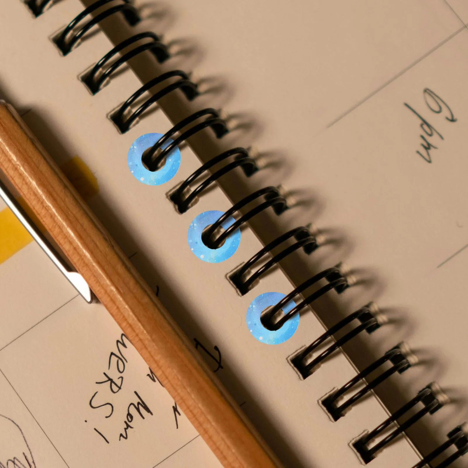 

5pcs Hole Reinforcement Patches Self-Adhesive Paper Repair Labels For Binder Loose Leaf Notebook Office School Use Paper Hole