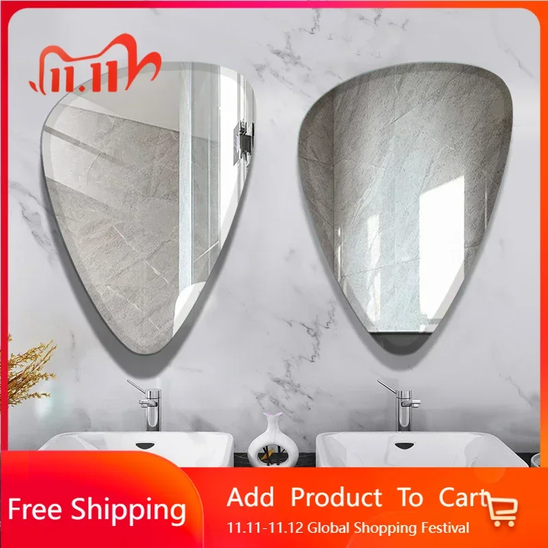 

Необычные зеркала неправильной формы, ремесленные скандинавские зеркала для ванной комнаты, сада, квартиры, гостиной, реплика современного Specchio Decoracao Quarto