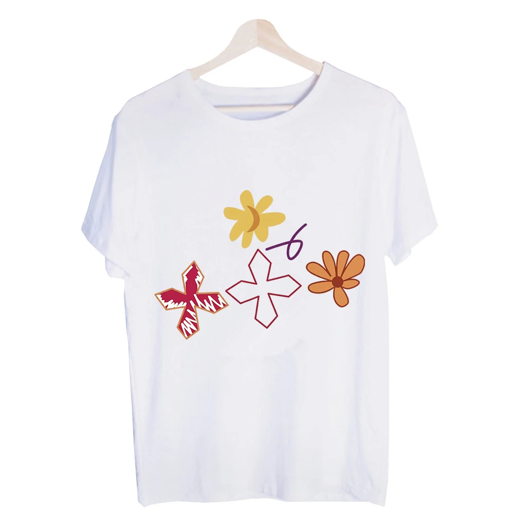 Men's Floral and Geometric Graphic Tee, Short Sleeve Crew Neck T-Shirt for Casual Summer Outfits