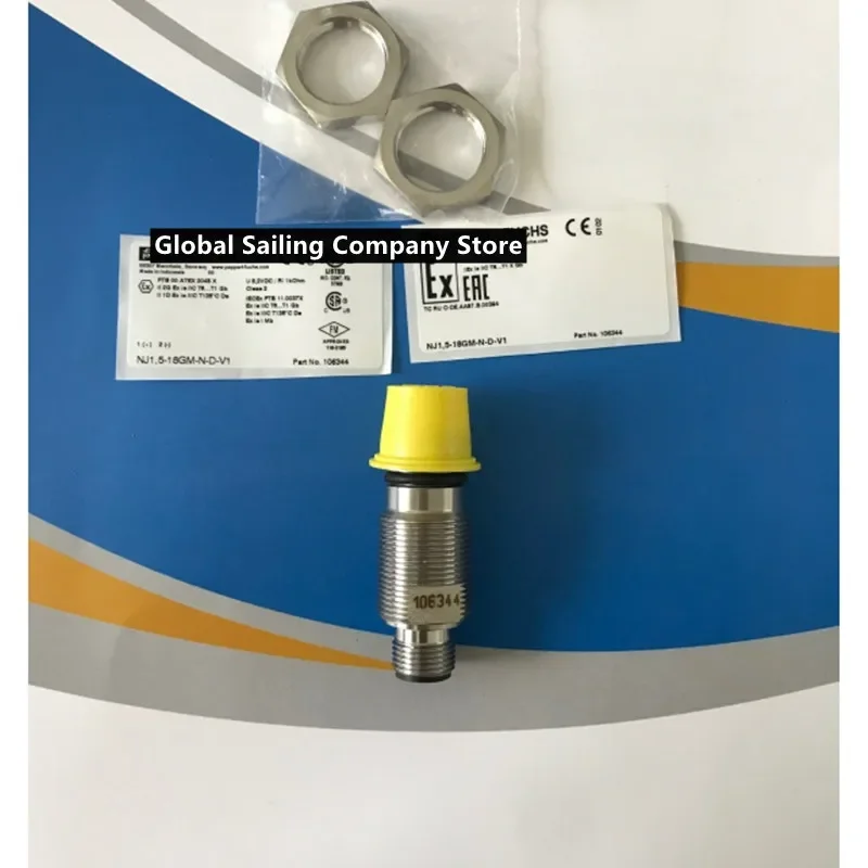 

Новый оригинальный индукционный датчик NJ1,5-18GM-N-D-V1 NO. 106344