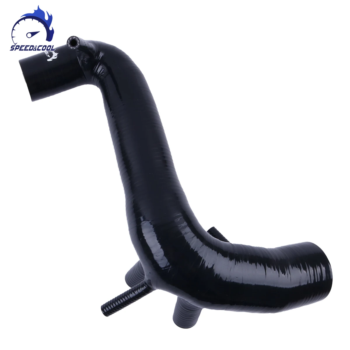 SPEED&COOL For 2004-2009 Volkswagen VW Polo GTI 9N Cupra R MK4 Seat Ibiza FR 1.8T Car Silicone Air Intake Inlet Hose Tube Pipe