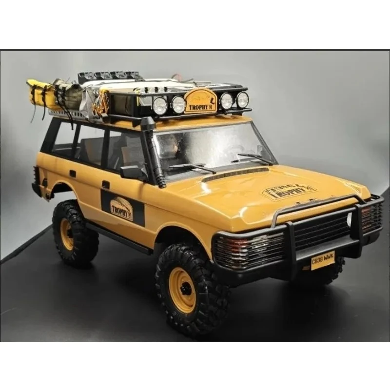 

Full Set Mood Parts for1/10FMS Camel Cup Fcx10 Land Rover Range Rover RC Crawler,10PCS Including Luggage,Roof Tent,Decor Upgrade