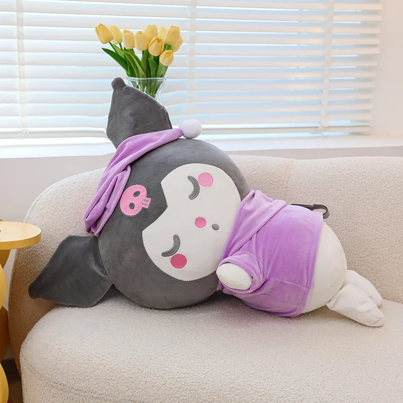 

Sanrio Large Size Cinnamoroll Doll Melody Kuromi Doll Plushie Toy Anime Sweet Lovely Cartoon Cute Soft Birthday Gift for Girls
