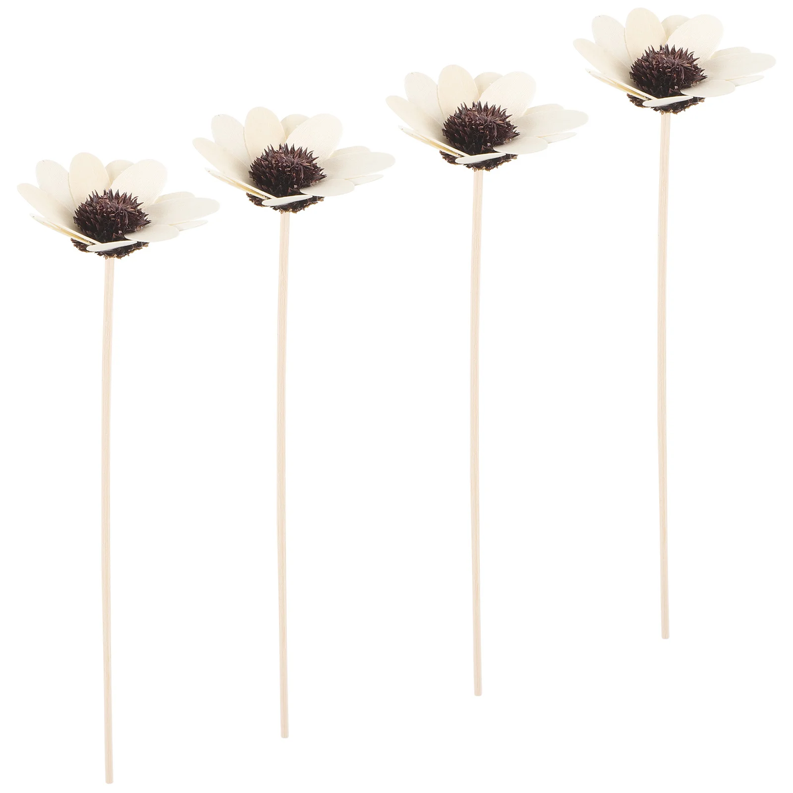 

4Pcs Diffuser Sticks Floral Design Aromatic Indoor Decoration Replaceable Aroma Sticks Room Aroma Enhancer Diffuser Tools