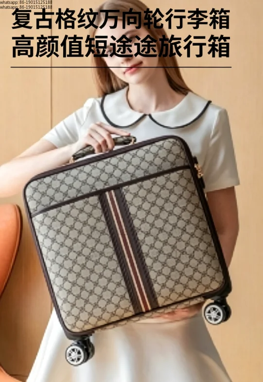 Selected new password luggage with optional sizes of 16 inches and 18 inches for lightweight boarding suitcases