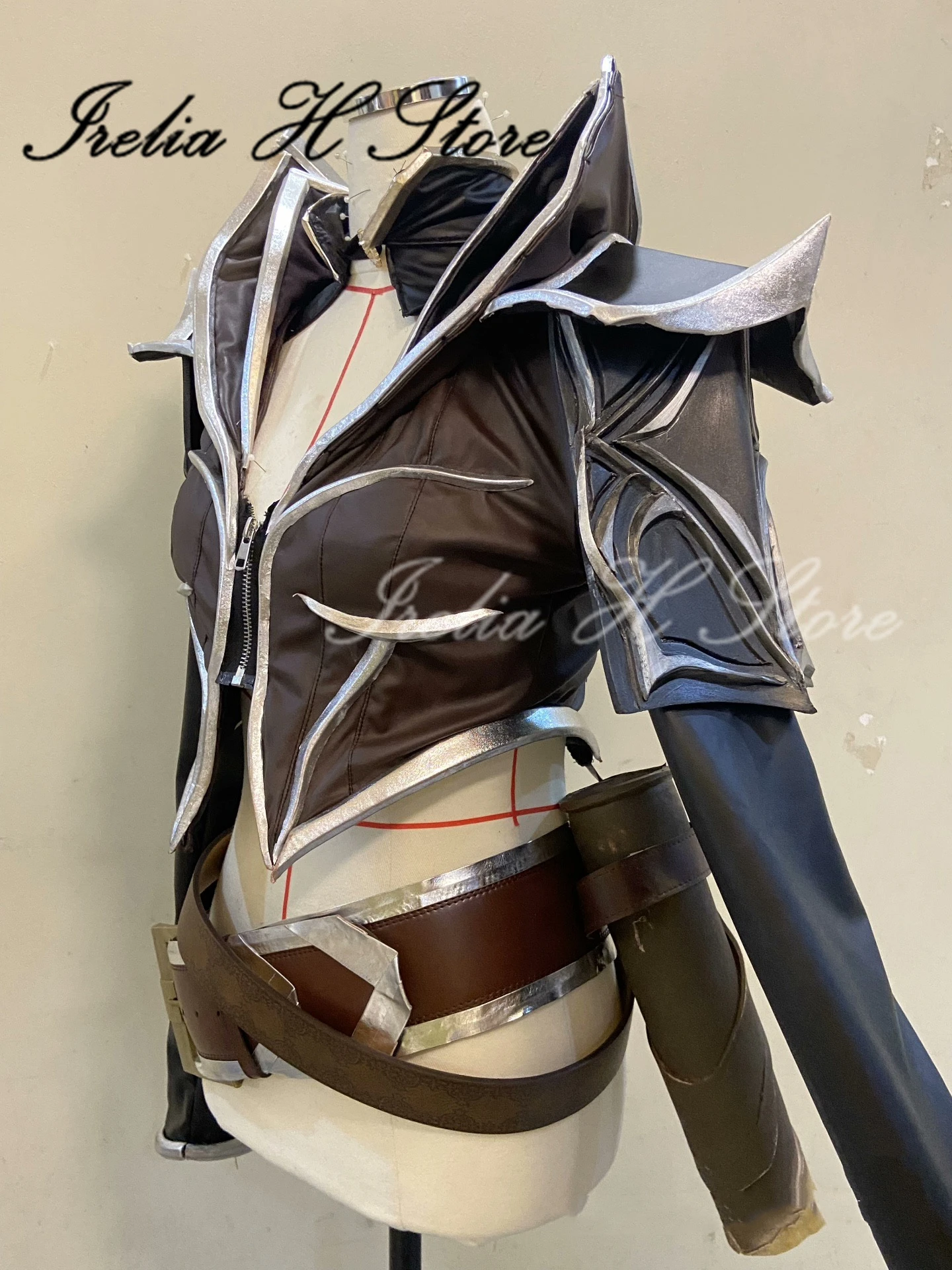 Irelia H LOL bois d'aine Ahri Cosplay Costume pour les femmes le renard à neuf queues ahri LOL cosplays ensemble complet perruque taille personnalisée