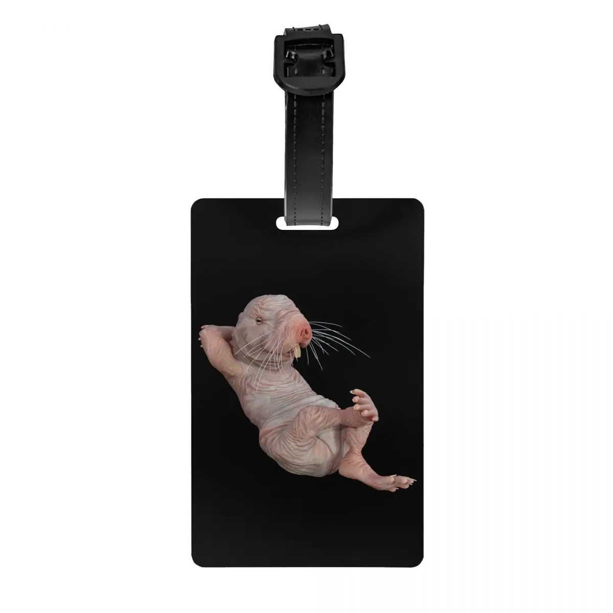 

Изготовленные на заказ забавные багажные бирки с принтом голого крота и крысы для дорожного чемодана, мне действительно как голые родины, в порядке Идентификационная этикетка конфиденциальности