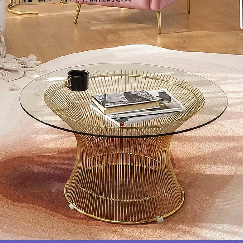 Coffee Table Italian Minimalist Light Luxury Silent Style Mid-Ancient Ins Wind Net Red Coffee Table