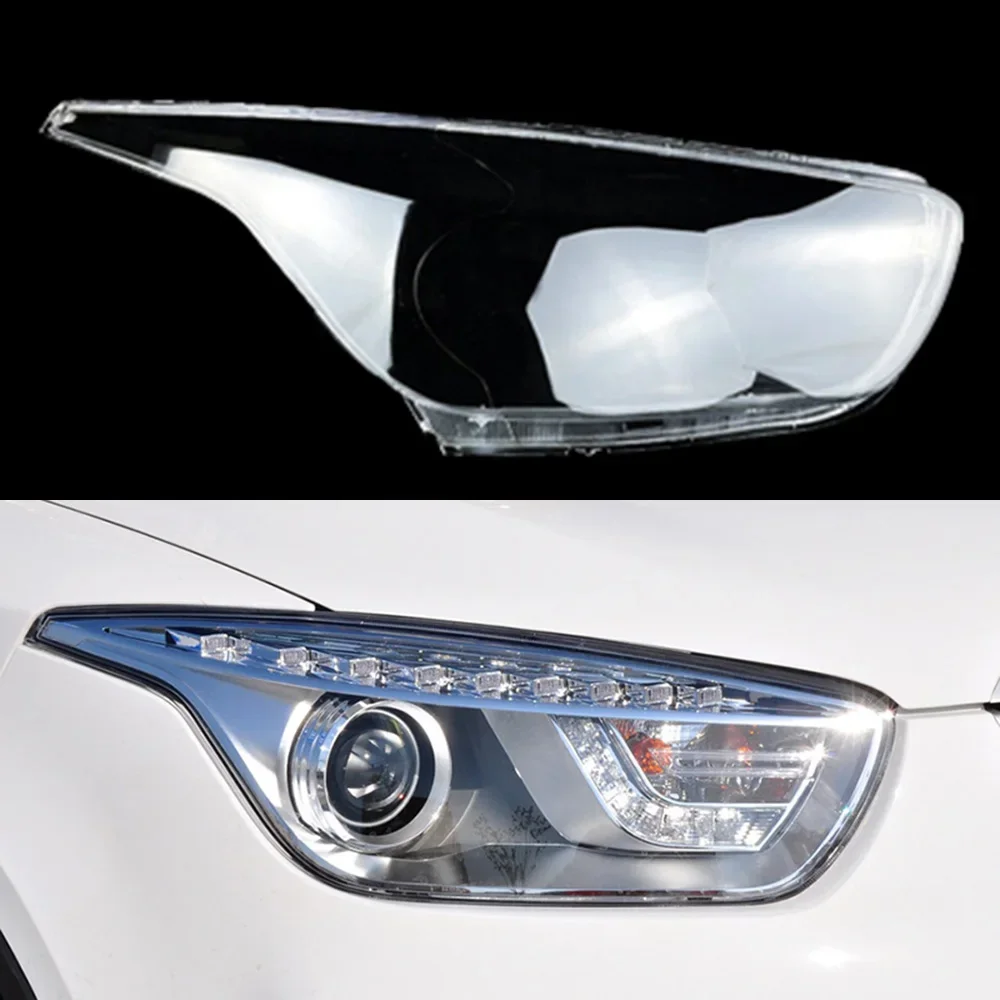 ل Faw Besturn X80 2013-2016 سيارة الجبهة عدسة المصباح الأمامي غطاء المصابيح الأمامية السيارات غطاء المصباح أباجورة شفافة قذيفة مصباح #3